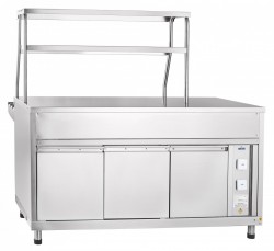 Прилавок для горячих напитков Abat ПГН-70КМ -01 вся нерж (1500 мм)